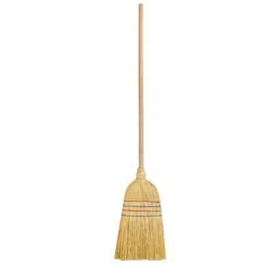 CORN BROOM W/WOODEN STICK TRADITIONAL - Image 4