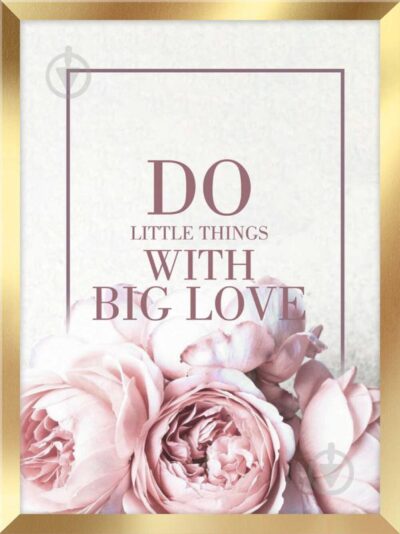BIG LOVE30X40CM ARTBOX WALL ART
