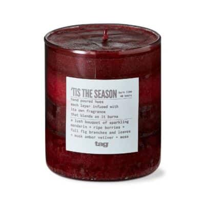 TIS THE SEASON SCENTED CANDLE SMALL - Image 2