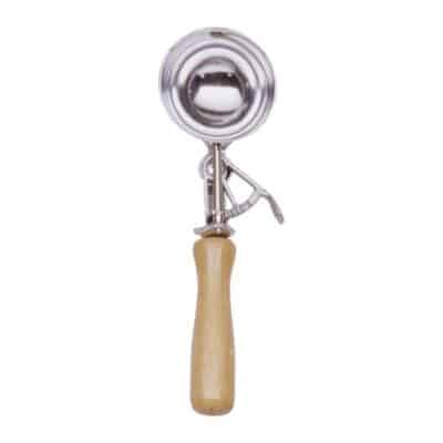 ICE CREAM SCOOP WOODEN HANDLE TALA - Image 2