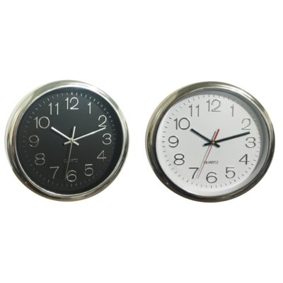 12" NO-TICKING RAISED DIAL WALL CLOCK