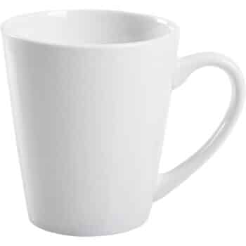 GIBSON NOBLE COURT WHITE CERAMIC MUG