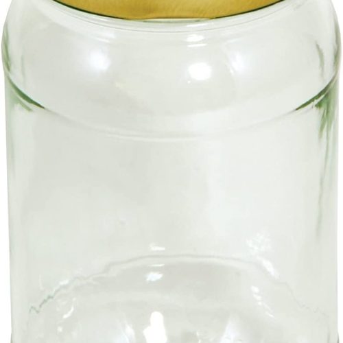 16OZ PRESERVING JAR W/GOLD LID ROUND TALA