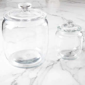 17.59OZ GLASS STORAGE CONTAINER W/LID HADSELL