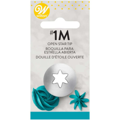 #1M ICING TIP OPEN STAR WILTON (CARD PACKAGING)