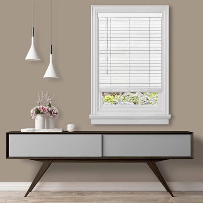 2" CORDLESS GII FAUX WOOD PLANTATION BLIND 36X64" - Image 3