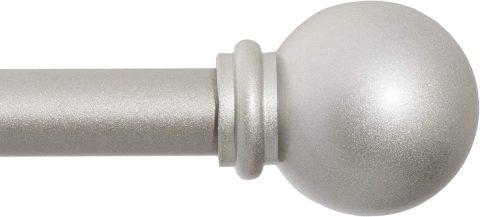 28-48" CURTAIN ROD CHELSEA BRUSHED NICKEL