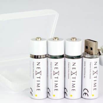 2PC AA USB RECHARGEABLE BATTERY NEXTIME