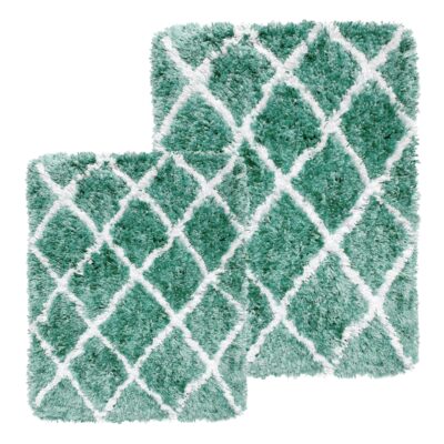 2PC BATH RUG SET TIE DYE - Image 2