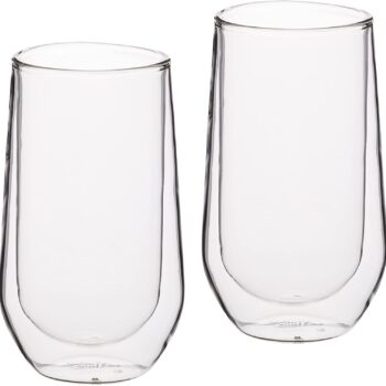 2PC DOUBLE WALLED HIGHBALL GLASS 380ML