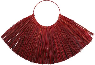 34"L MAROON SEAGRASS WALL DECOR