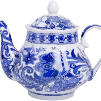 37OZ BLUE WILLOW CHINTZ TEAPOT