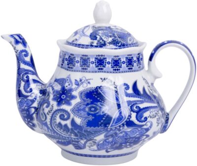 37OZ BLUE WILLOW CHINTZ TEAPOT
