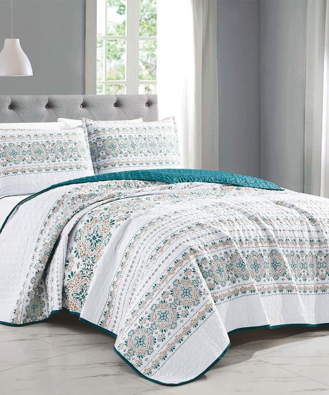 3PC BEDSPREAD SET DECIMA KING
