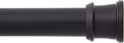42-72 SHOWER CURTAIN TENSION ROD BLACK