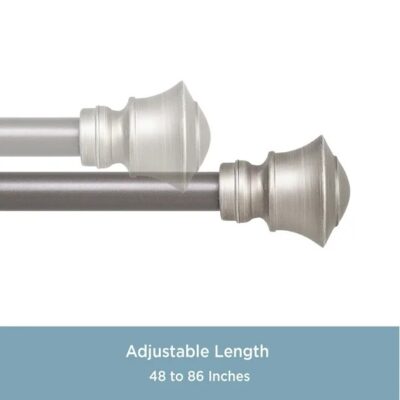 48-86" CURTAIN ROD CARIS 1/2" - Image 2
