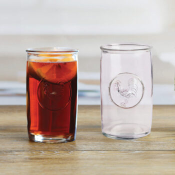 4PC COOLER ROOSTER MEDALLION 17OZ