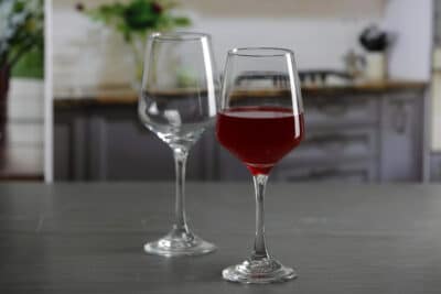 4PC WINE GOBLET VINE 14.75OZ