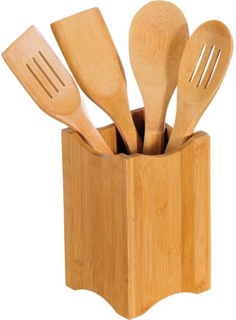 5PC BAMBOO KITCHEN HELPER SET
