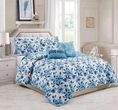 5PC BEDSPREAD SET ANGELIQUE KING