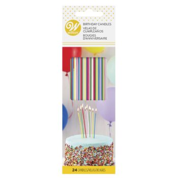 6 1/2" MULTICOLOR SLENDER CANDLES