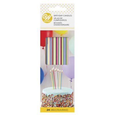 6 1/2" MULTICOLOR SLENDER CANDLES