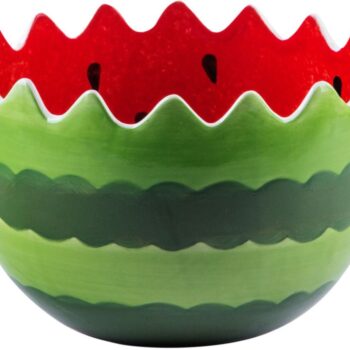 7" WATERMELON ROUND BOWL