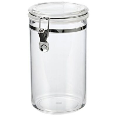 70OZ ACRYLIC CANISTER W/CLAMP LID
