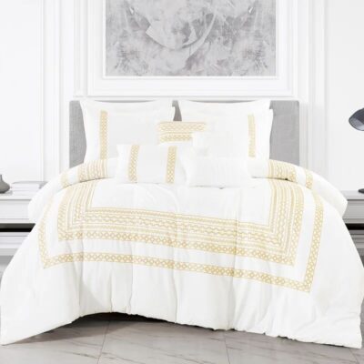 7PC LUXURY COMFORTER SET ANLICNES KING