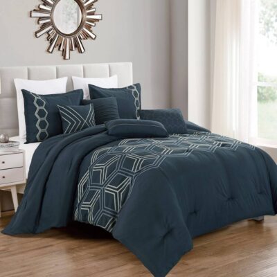 7PC LUXURY COMFORTER SET IDARAH KING