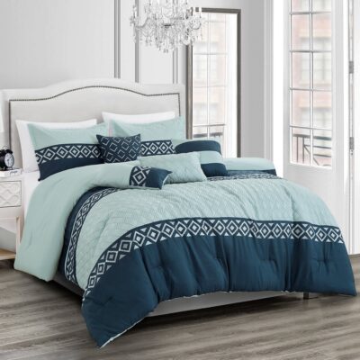 7PC LUXURY COMFORTER SET PHOENA KING