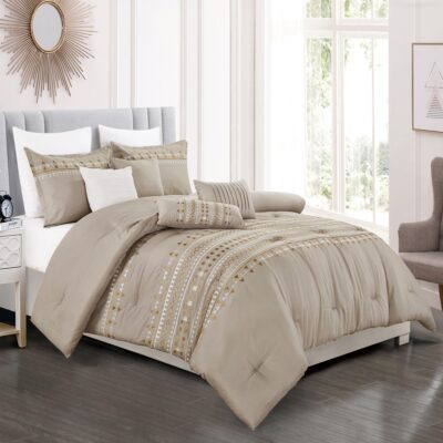 7PC LUXURY COMFORTER SET PISCES KING