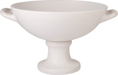9.75" WHITE 2-HANDLE BOWL