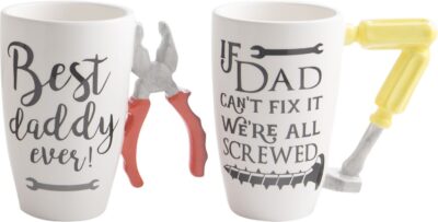 ASST 19OZ DAD FIGURE HANDLE MUGS