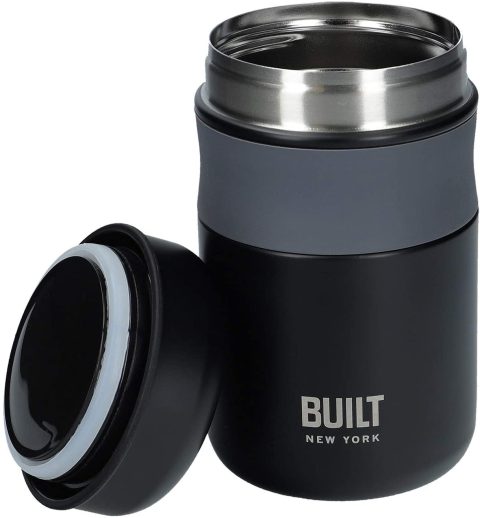 BUILT FOOD FLASK 490ML BLACK