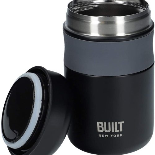 BUILT FOOD FLASK 490ML BLACK