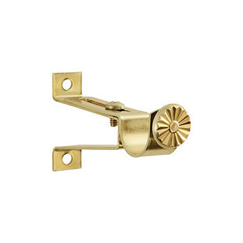 CAFE ROD BRACKET 5/8 BRASS 2-3 CL