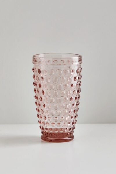 CHAUNCEY 14.3OZ HOBNAIL TUMBLER GLASS