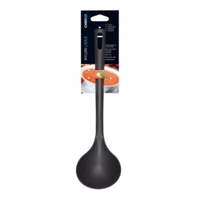 CHEF AID BLACK NYLON LADLE