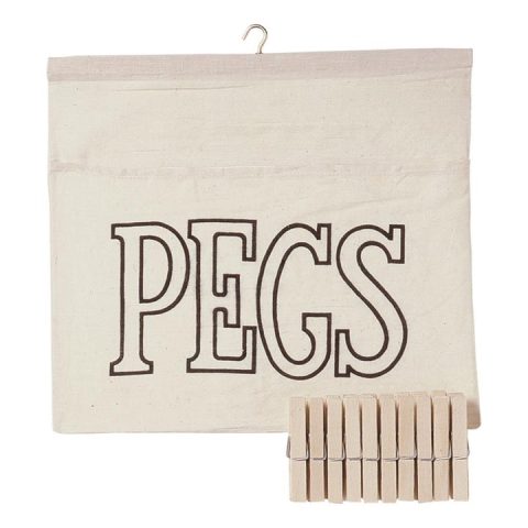 CLOTHES PIN/PEG BAG CHEF AID