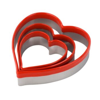 COOKIE CUTTER HEART 3PC TALA