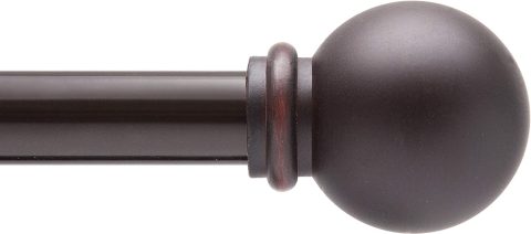 CURTAIN ROD 26-48" WEATHERED BROWN CHELSEA - Image 2