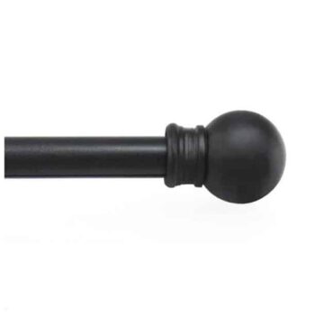 CURTAIN ROD 28-48" FIONA BLACK