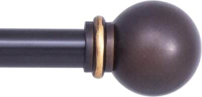 CURTAIN ROD 48-86" CHELSEA OIL RUBBED BRONZE