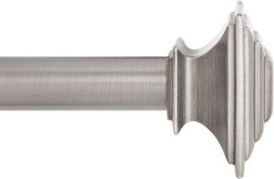 CURTAIN ROD 48-86" MISSION PEWTER