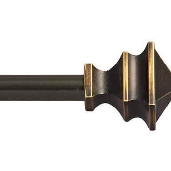 CURTAIN ROD ARTS & CRAFTS 24-48" OIL RUBBED BRONZE