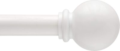 CURTAIN ROD CHELSEA 48-86" CAFE WHITE - Image 2