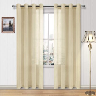 CURTAIN SUPREME SHEER 84" GROMMET PANEL - Image 3