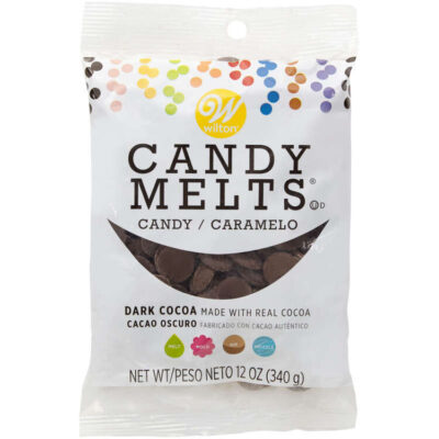 DARK COCOA CANDY MELT 12OZ WILTON