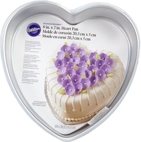 DECORATOR PREFERRED 8X2" HEART PAN WILTON